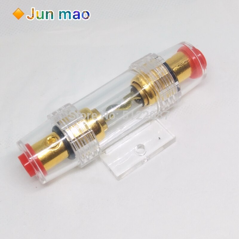 1 Set 30A 40A 50A 60A 70A 80A 100A Agu 10*38 Mm Zekering & Houder Car Audio Refit zekeringhouder Auto Stereo Audio Stroomonderbreker Inline