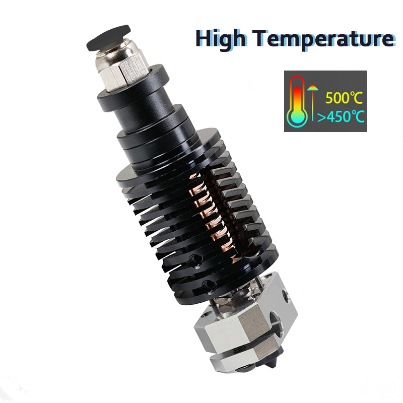 Bimetall-Wärme brechen V5 Hotend V6 Düse für ANYCUBIC I3 mega X S mega Profi Chiron DIY Ender-3 CR10 Super Ganzmetall-Druckerkopf: Violett