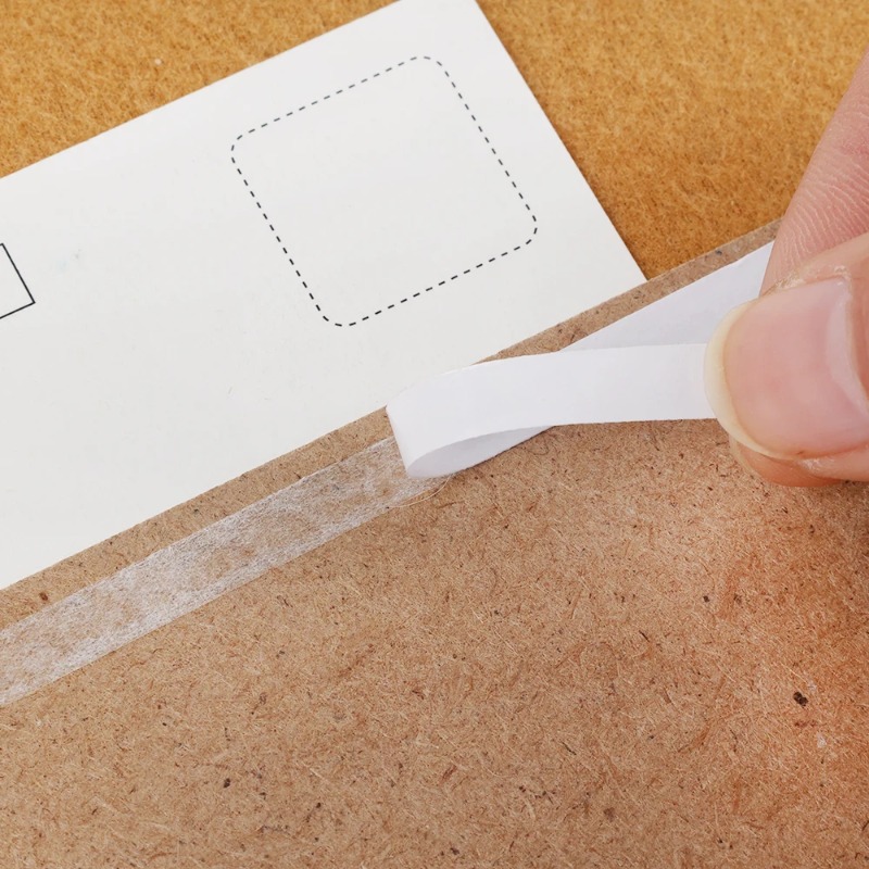 30/1 rollos de cinta adhesiva de doble cara, cinta adhesiva blanca ultrafina fuerte para montaje en el hogar y la Oficina, papel adhesivo de fijación al por mayor