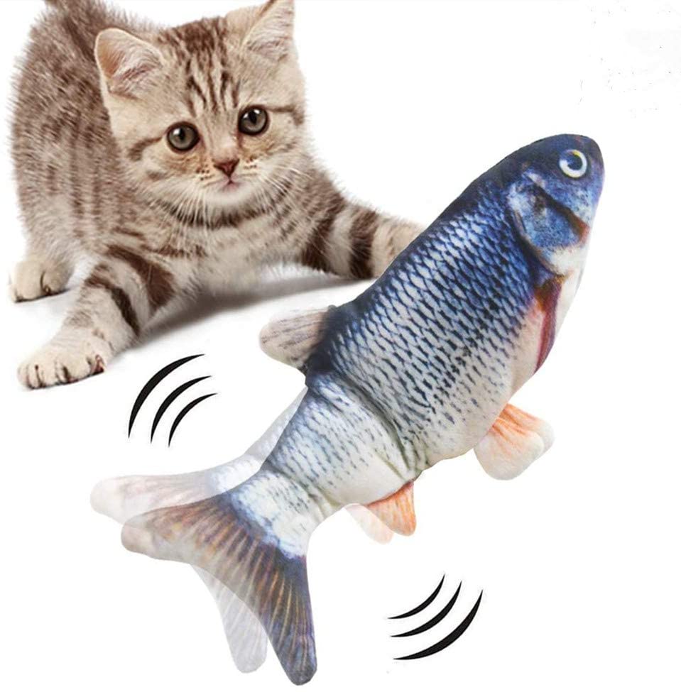 Elektrische Schudden Staart Simulatie Vis Kat Onderhoudend Speelgoed Usb Oplaadbare *