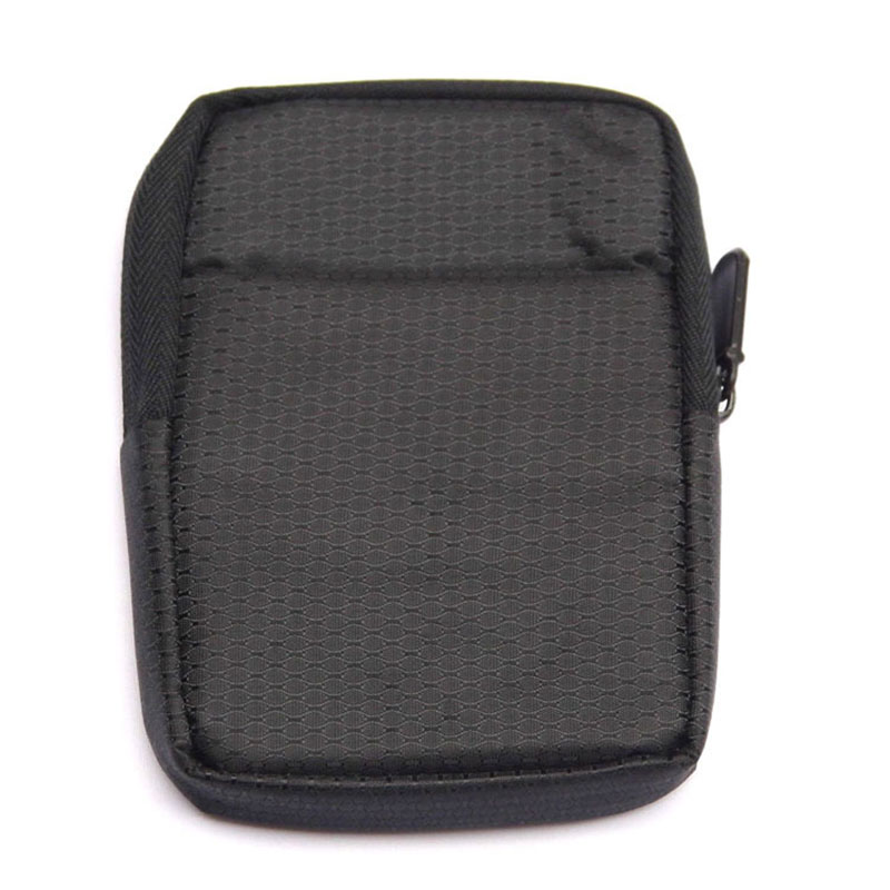 Mobile hard disk bag 2.5 inch shockproof External Carrying Travel Case HDD SSD Storage Pouch Bag For Seagate WD 1TB 2TB Drives: black