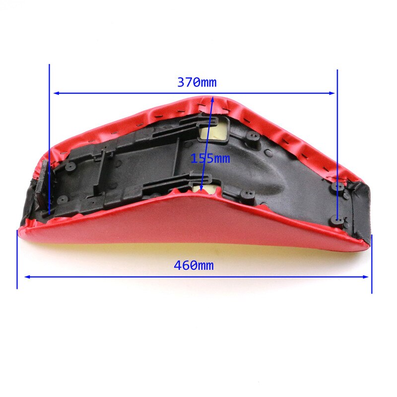TDR Motorcycle Parts Tall Gripper Seat for Honda CRF XR 50 Pit Bike SDG SSR BBR Baja Coolster 70 125C Red Seats USATG105 HHY