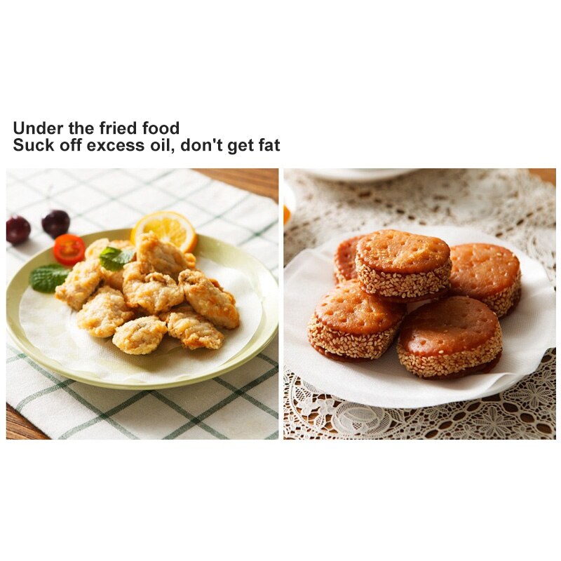 5/10/20m Baking Paper Baking Fried Food Oil Absorption Paper Kitchen Oven Baking Fried Food Degreasing Cooking Pot Soup Oil