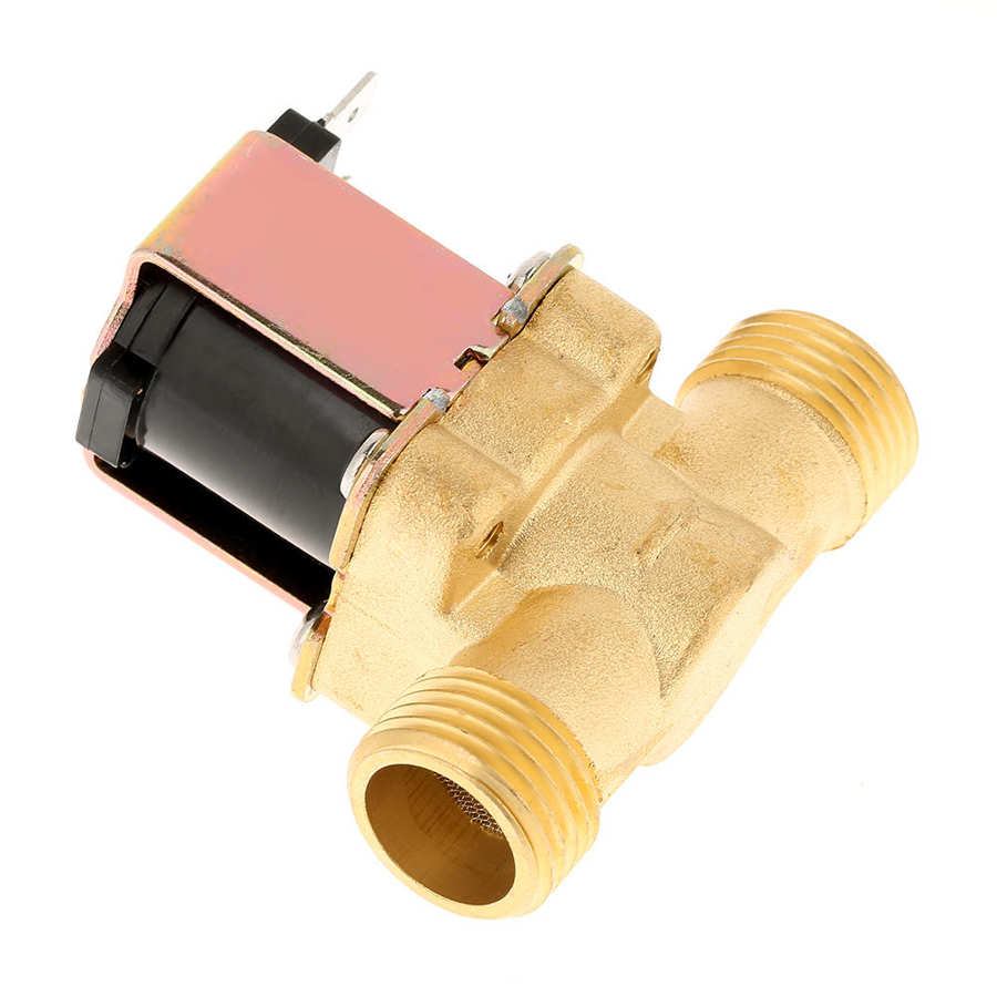 Solenoid Valve 1/2" Normally Closed Electric Solenoid Valve Switch 12V for Water Heaters Control