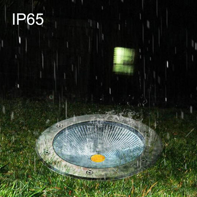 Outdoor COB LED Underground Light 6W 10W Waterproof LED Ground Light 12V 110V 220V Landscape Lighting Deck Stairs Path Garden