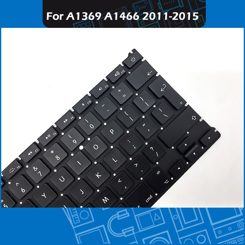 Full A1466 Keyboard UK Layout + Backlight Screws for Macbook Air 13" A1369 A1466 Replacement keyboard Year
