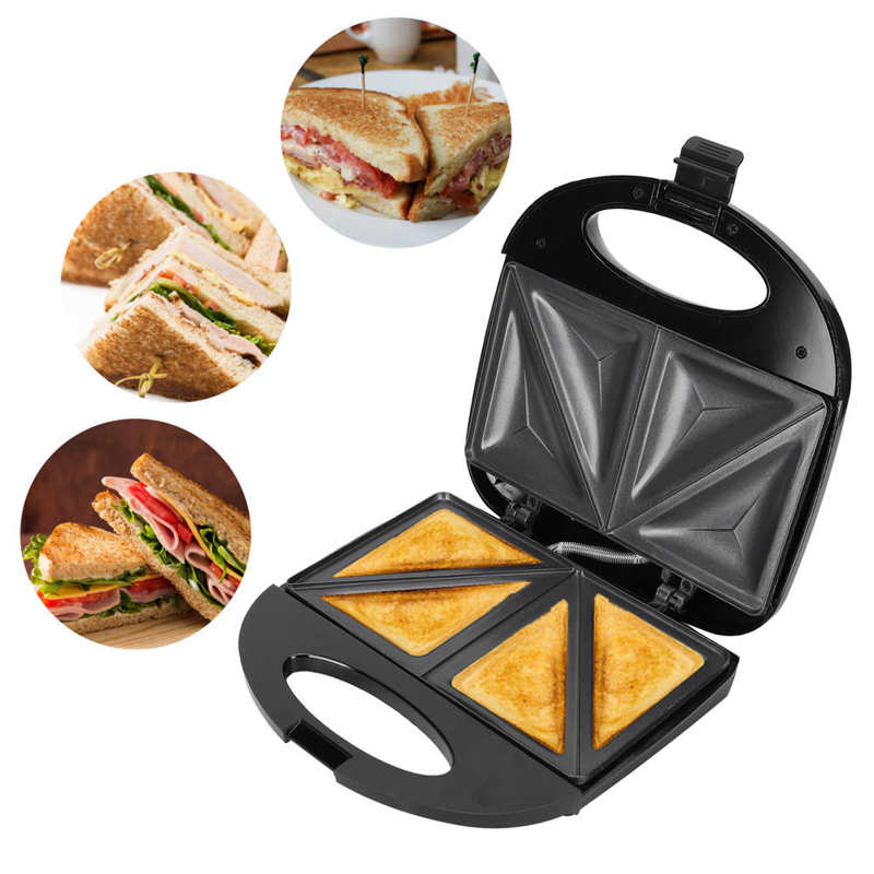 750W Automatic Breakfast Making Machine Double-Sided Electric Sandwich Maker Omelets, French Toast And Desserts Maker