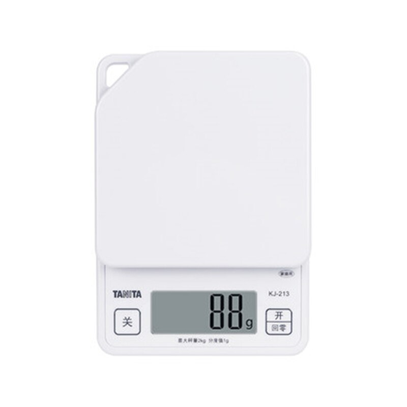 Japan tanita köksvåg kj -213 gram mini 1g 2kg bageri kostmatlagning hög precision exakt stor lcd hängbar vit rosa