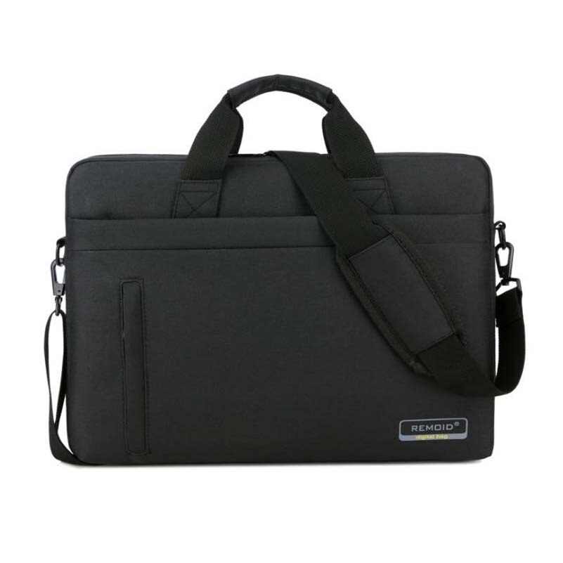 Laptop Bag 15.6 Inch Waterproof Notebook Bag For Women Men Computer Shoulder Crossbody Handbag Briefcase Bags For Documents: black