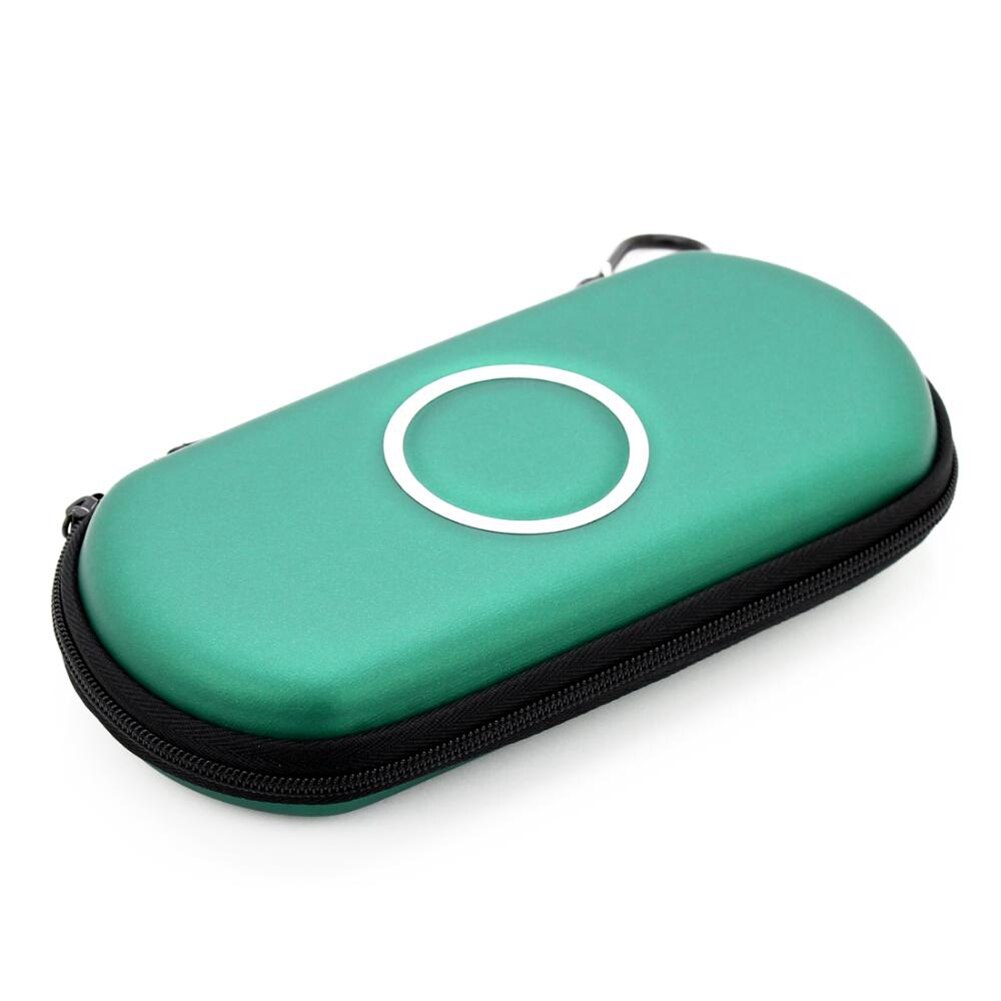 Rubber + plastic slanke reisdraagtas harde kaft opberghoes beschermhoes voor psp 1000/2000/3000 willekeurige kleur