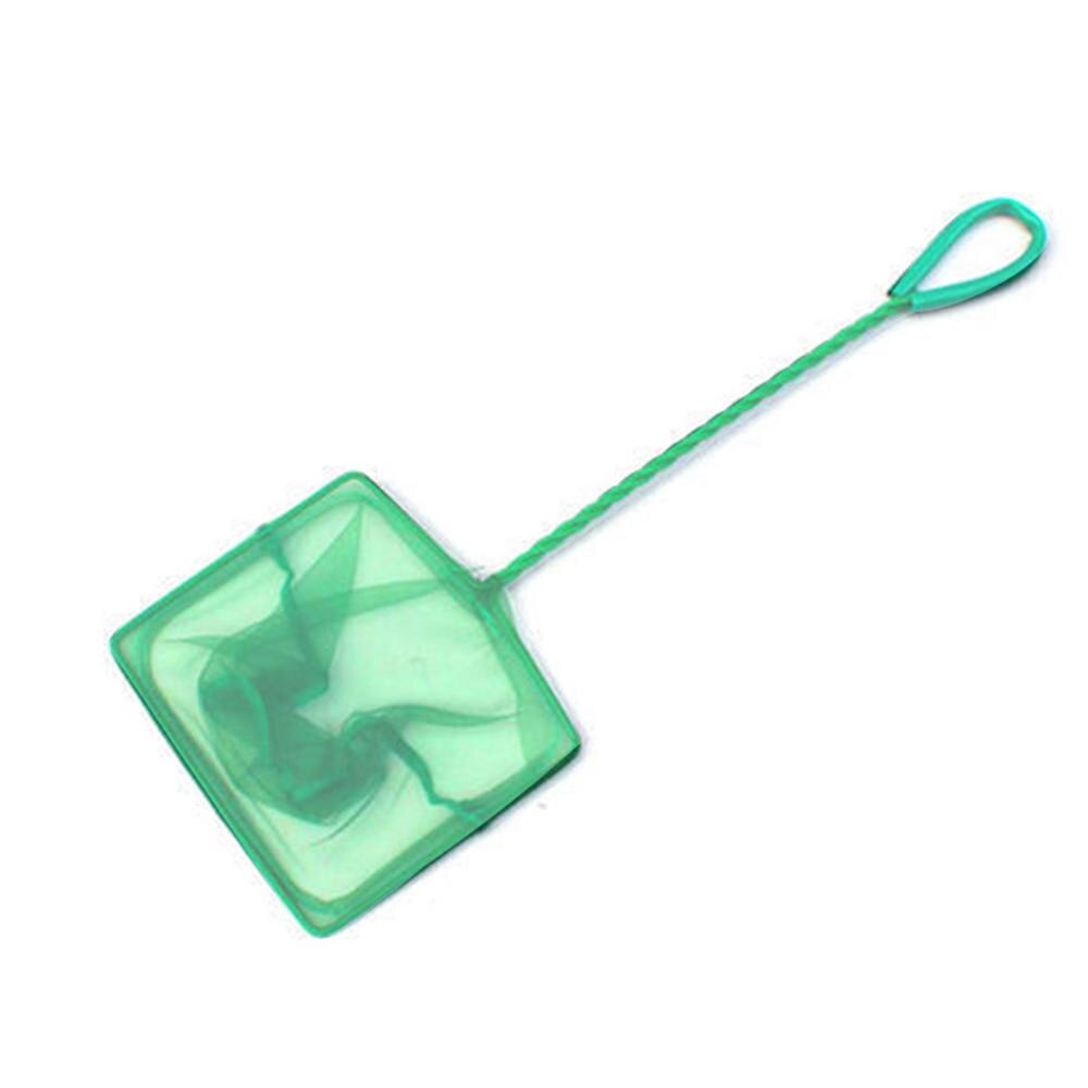 Mini Fish Net Aquarium Fish Catch Tool Handle Fishing Net Aquarium Fish Tank Cleaner Too Accessories Round/Rectangle