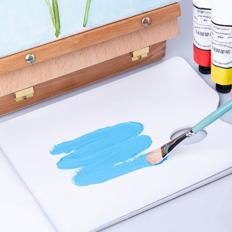 Malemateriale papir engangs vaskbar farvepalet 36 ark farvet papir gouache akryl toning