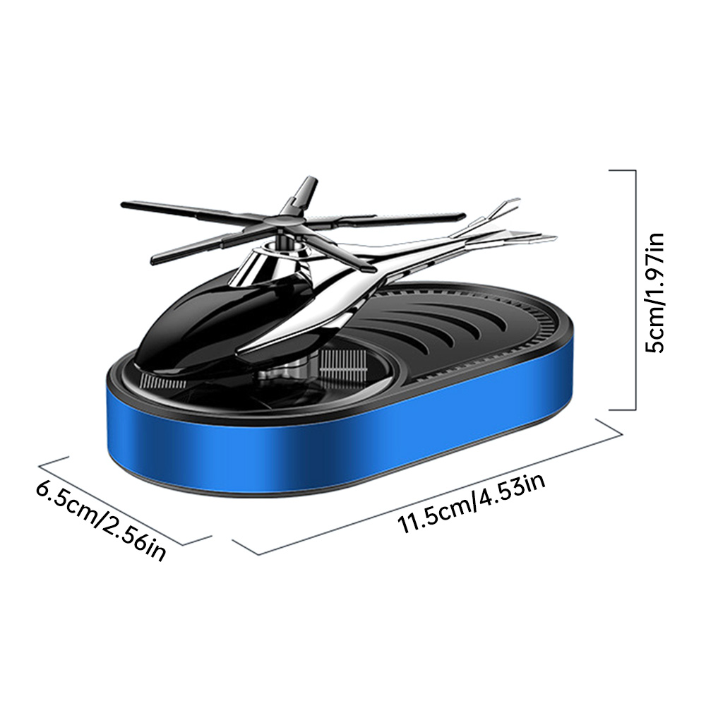 Auto Solar Flugzeug Erfrischer Auto Hubschrauber Parfüm Diffusor Auto Dekoration Drehs itz kreative Auto Pendel