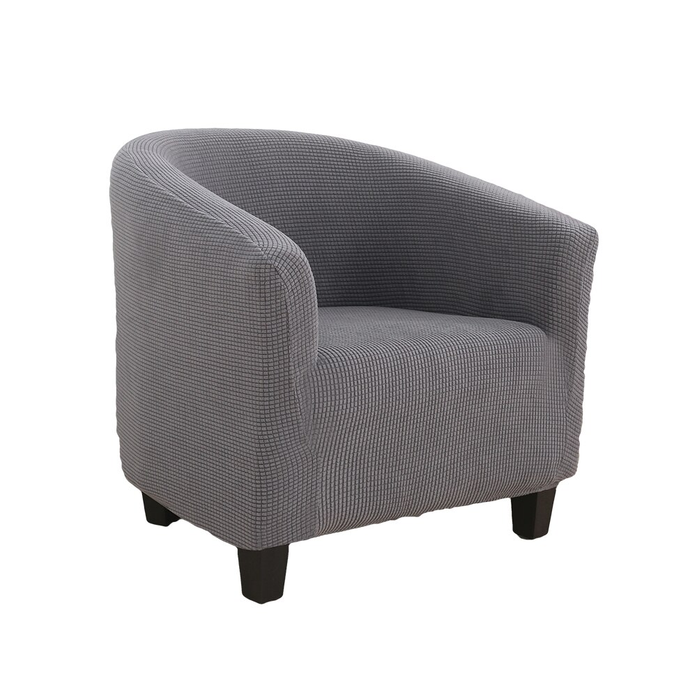 Effen hoekbankhoezen voor de woonkamer, elastische spandex hoezen, bankhoes, stretch bankhanddoek, moet gekocht worden: A-grijs