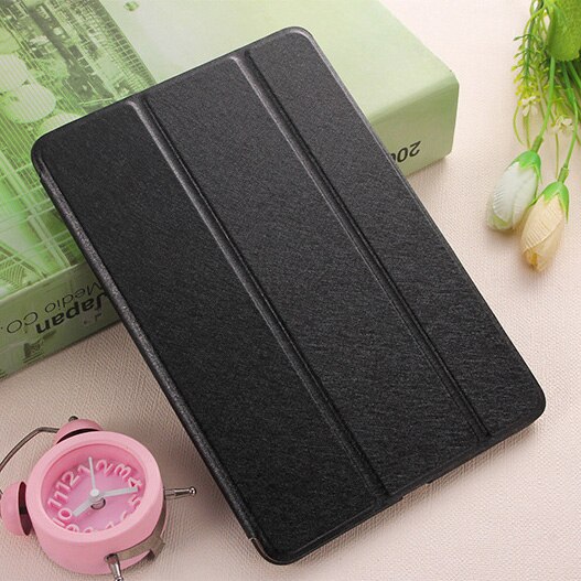 Axd Voor Samsung Galaxy Tab S3 9.7 SM-T820 T825 Case Cover Smart Pu Leather Folding Stand Fundas Met Auto Sleep/Wake Up: Black