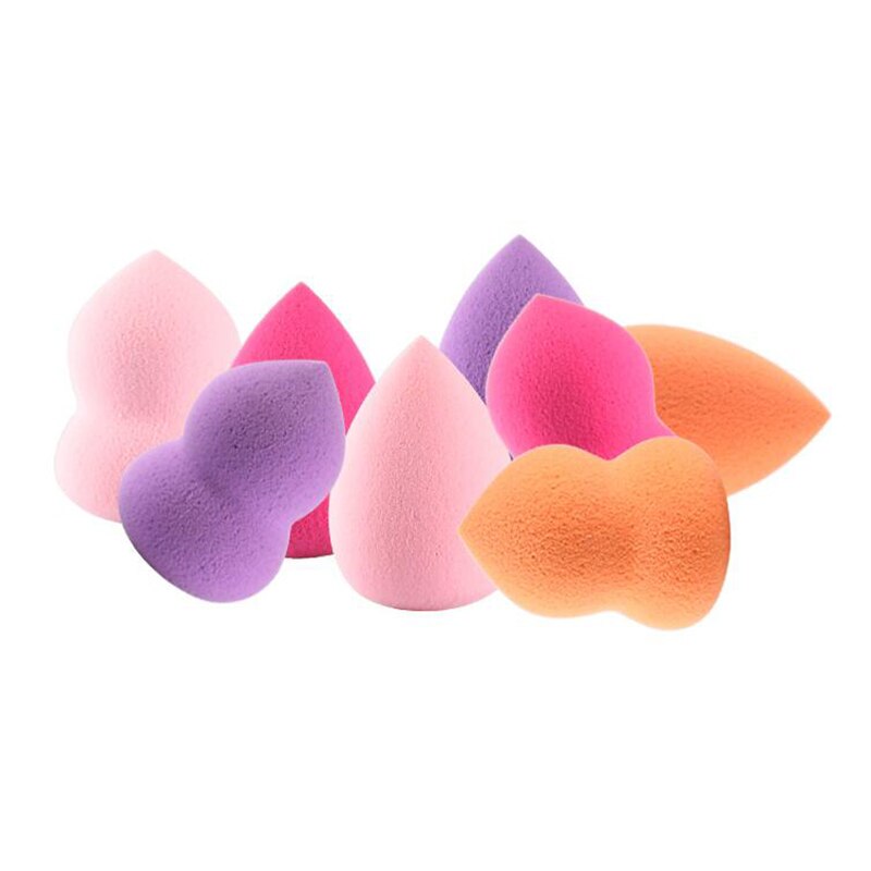 Vrouwen 4 Stuks Professionele Make-Up Spons Blush Foundation Puff Multi Shape Sponzen Make-Up Kwasten Raden Lof