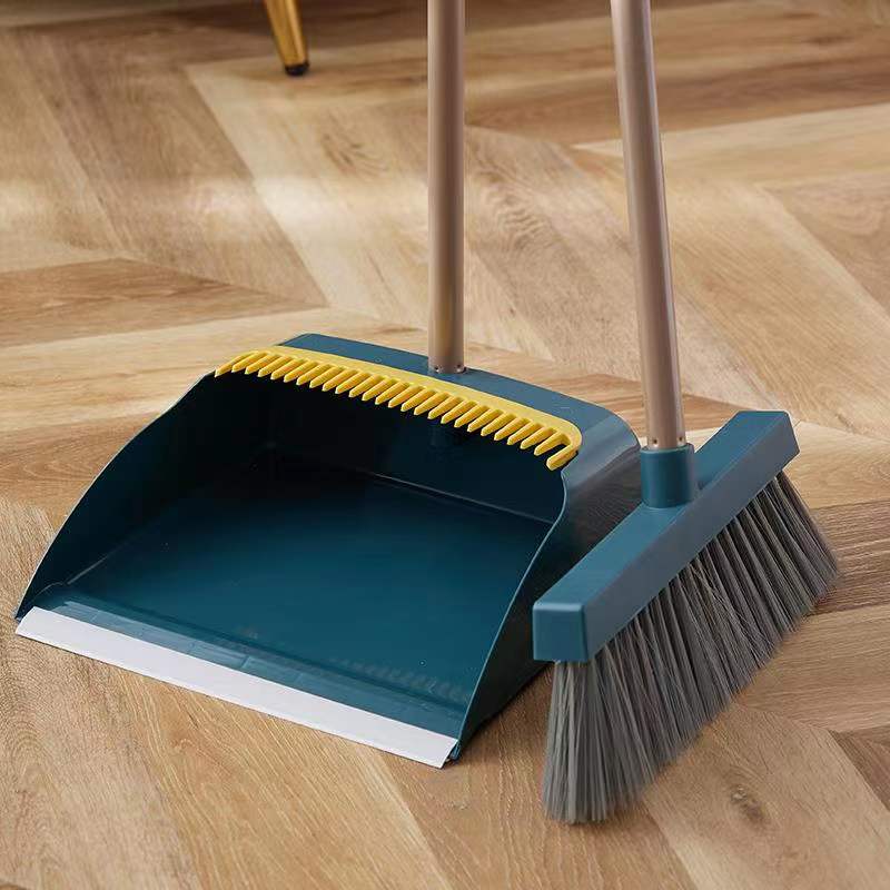Dust Brooms Home Cleaning Product Garbage Scoop To Sweep and Dustpan Set Smart Floor Brush Squeeze Mop Pan Trash Shovel Grabber