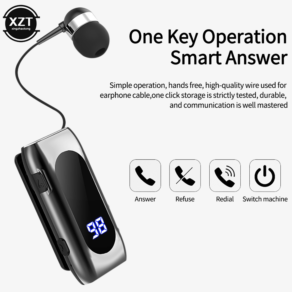 K55-Kopfhörer, Gesprächszeit, 20 Stunden, Bluetooth-Headset BT5.2, Anruferinnerung, Vibrationen-Clip-Treiber, Auriculare-Kopfhörer, Finneblau, PK F920