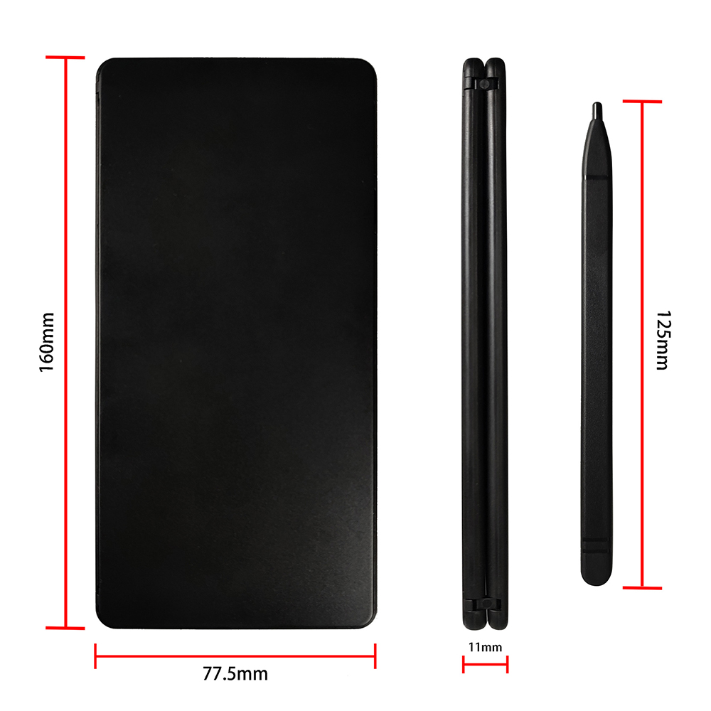 Smart Calculator Opvouwbare Calculator Lcd Schrijfbord 12 Cijfers Display Draagbare Kinderen Business Multifunctionele Draw Pad