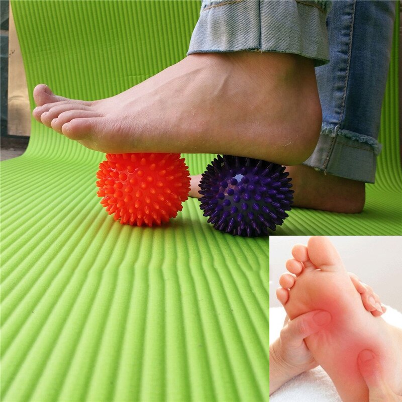 Sfera di massaggio del Rullo PVC Alleviare Lo Stress per il Corpo di Forma Fisica di Yoga Pilates Muscolo Del Piede YA88