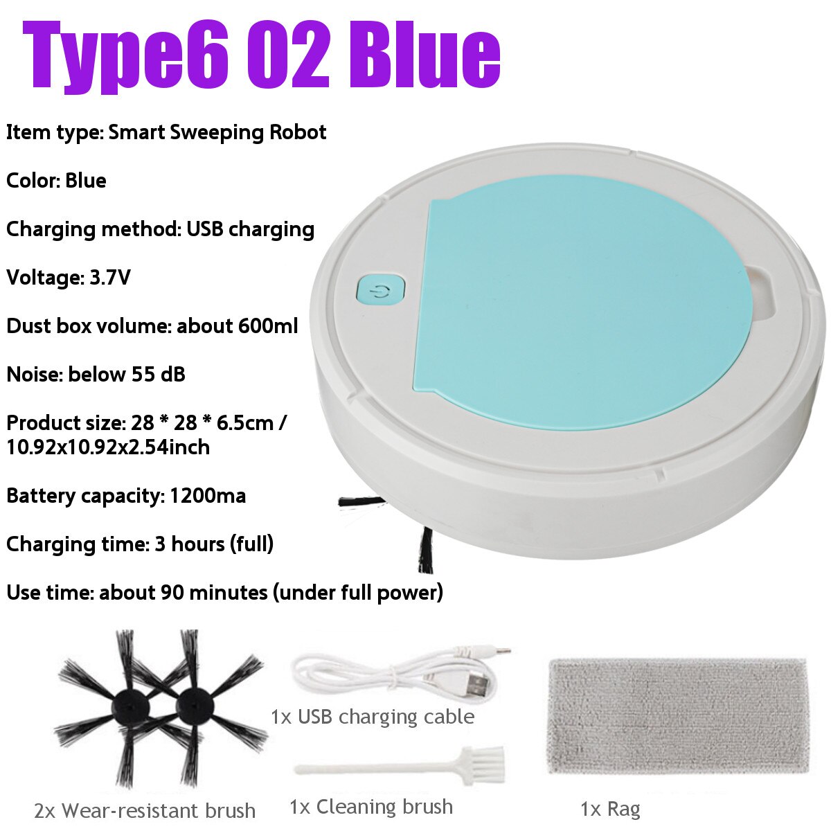 7 Stijlen Volautomatische Smart Robot Stofzuiger Usb Opladen Vegen Robot Droge En Natte Mop Uv Desinfectie Cleaner