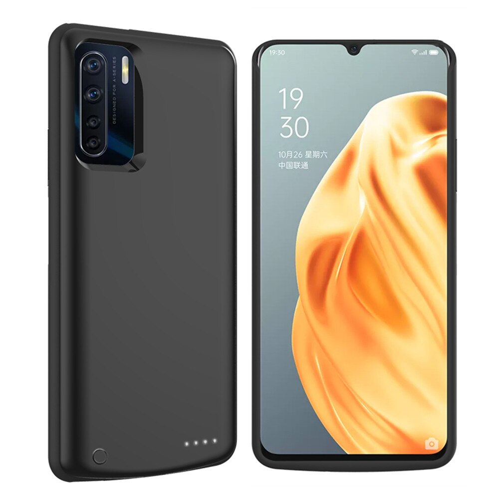 Fundas de carga de batería para OPPO A91, estuche de carga de batería externa de 6800mAh, funda de Banco de energía para OPPO A91