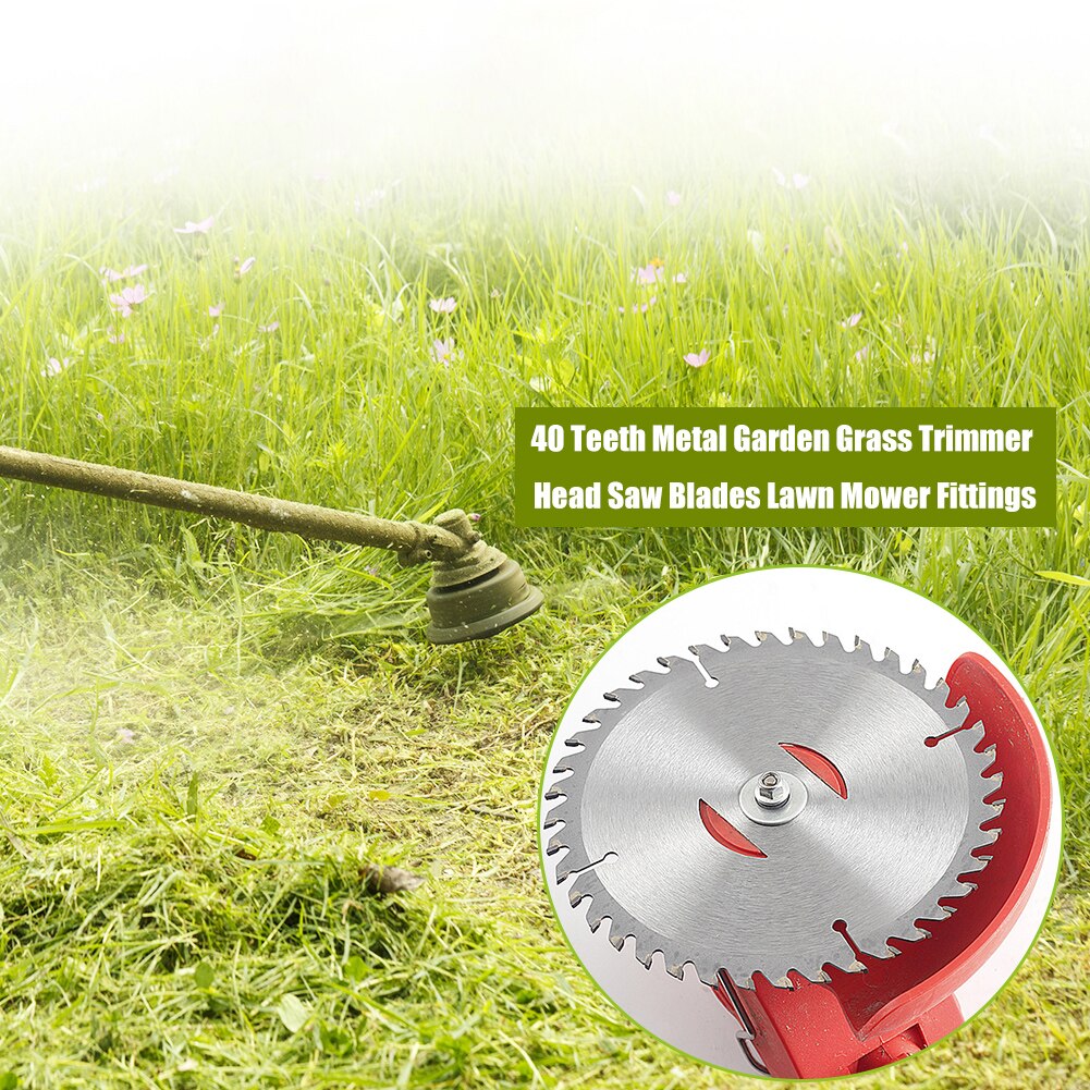 150mm 40 Teeth Metal Grass Trimmer Head Blade Replacement Electric Weeder Saw Blades Lawn Mower Fittings Accessories for Garden