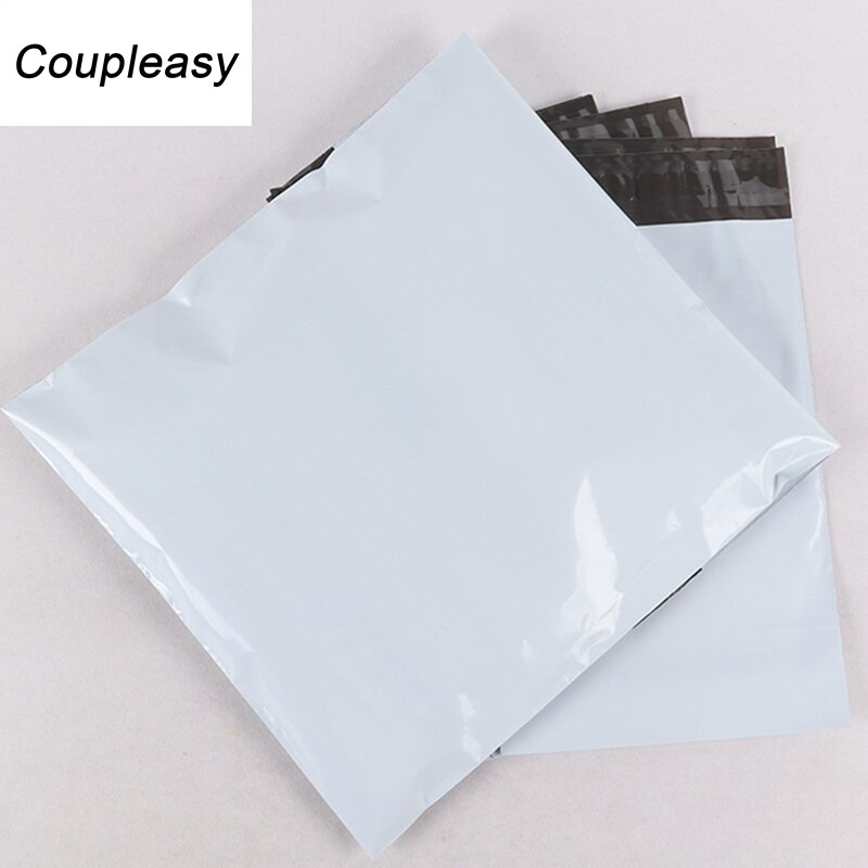 20 stk 5 størrelser hvid kurerpose selvforseglet plastikkonvolutterpose postposer ekspreskonvolutter forretningsforsyninger