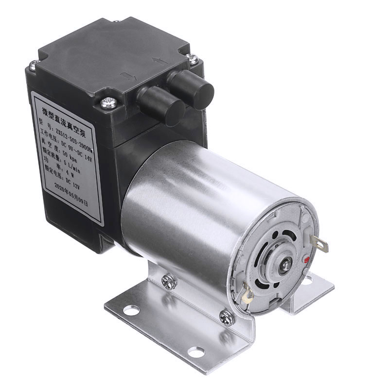 Electric Vacuum Pump DC 12V Mini Vacuum Pump Electric Vacuum Air Pump Negative Pressure Suction 5L/min 80kpa Vacuum Pump