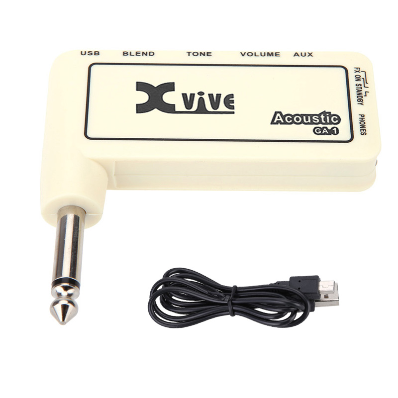 ammoon Multi-effects Guitar Headphone Amplifier Rechargeable Pocket Headphone Guitar Amp with 3.5mm Jack for Guitar Amplifier: Original Sound
