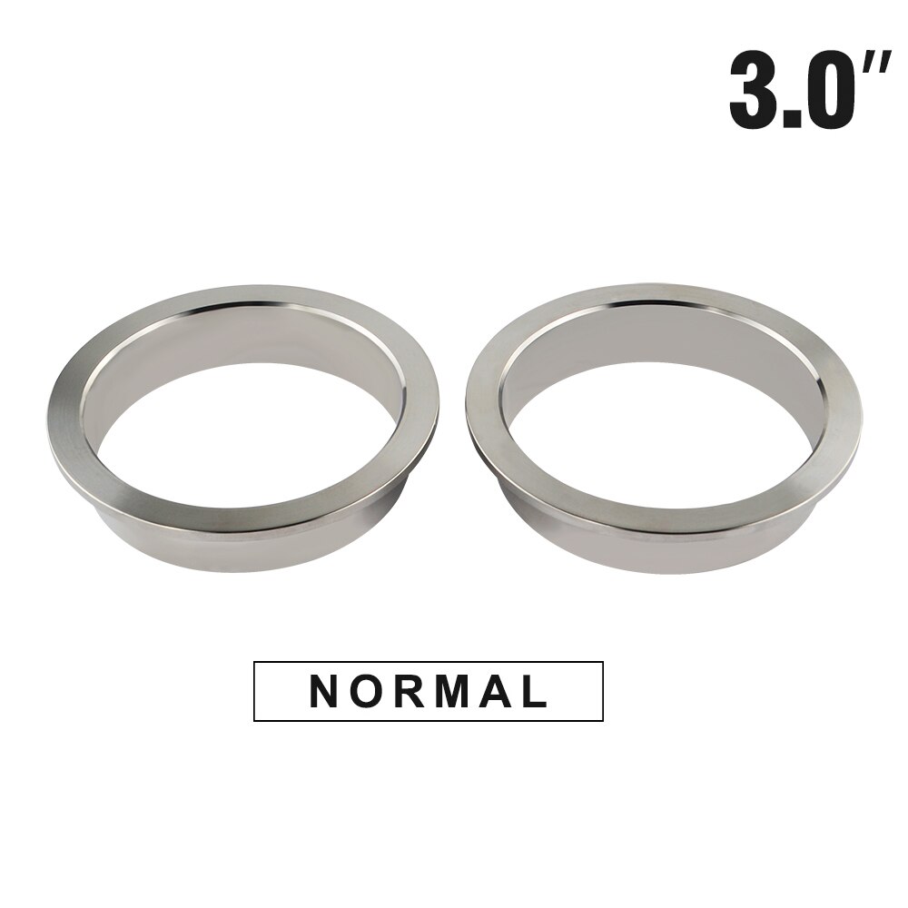 2.0 " 2.25 " 2.5 " 2.75 " 3.0 " 3.25 " 3.5 " 3.75 " 4 "rustfrit stål 304 v- bånds flange hunnhane eller normal til udstødning: 3.0 normale