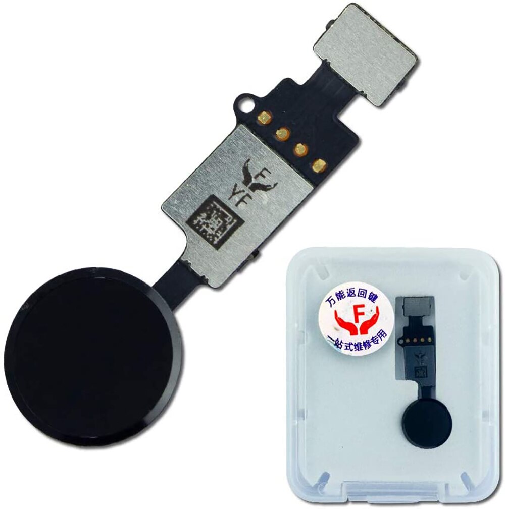 Home Button Replacement for iPhone 7 7 Plus 8 8 Plus Home Button Main Key Flex Cable with Repair Tools