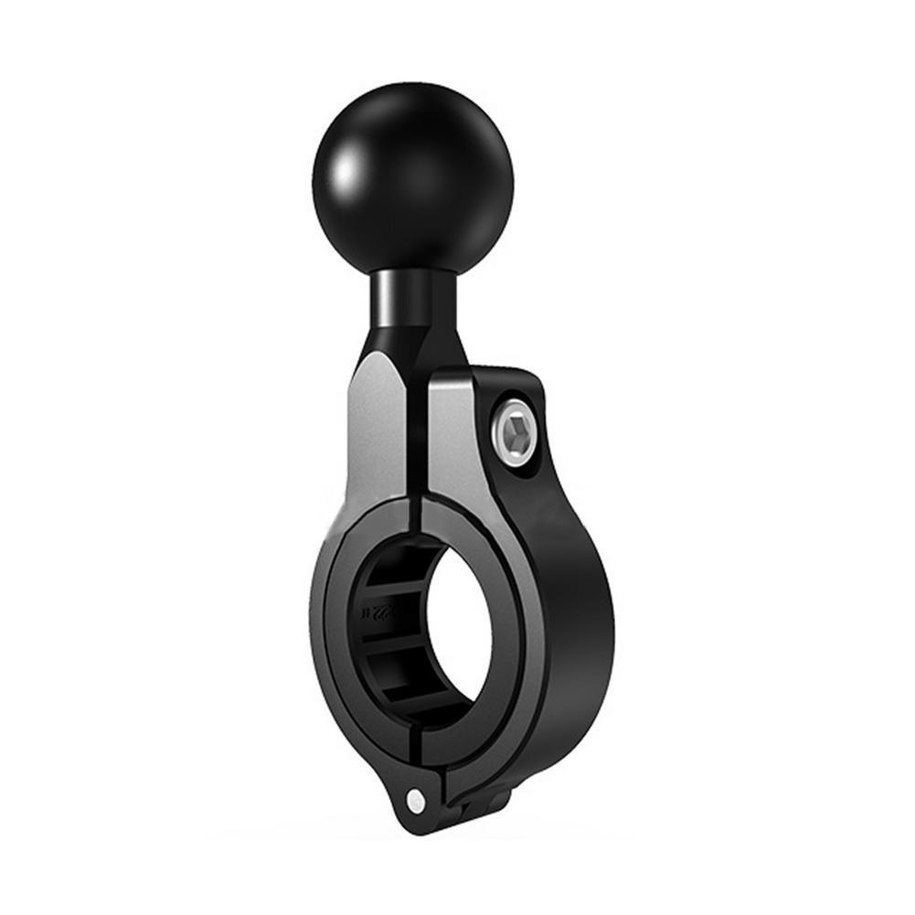 Soporte de bola de goma de 1 o 1,5 pulgadas para motocicleta, Base de montaje redonda o cuadrada de aluminio para Gopro y Garmin: Color azul