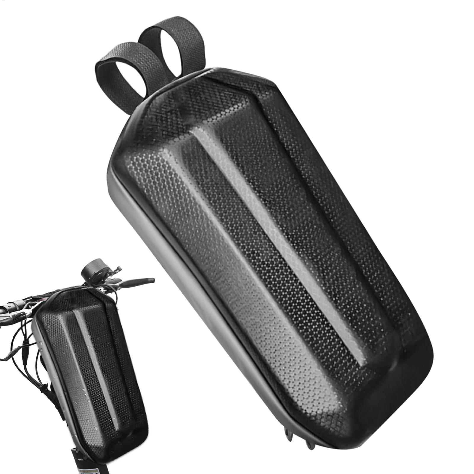 Bolsa de almacenamiento para patinete eléctrico, bolsa de almacenamiento frontal de carcasa dura de 3L, accesorios para patinete eléctrico, bolsas de transporte, bolsa para motocicleta