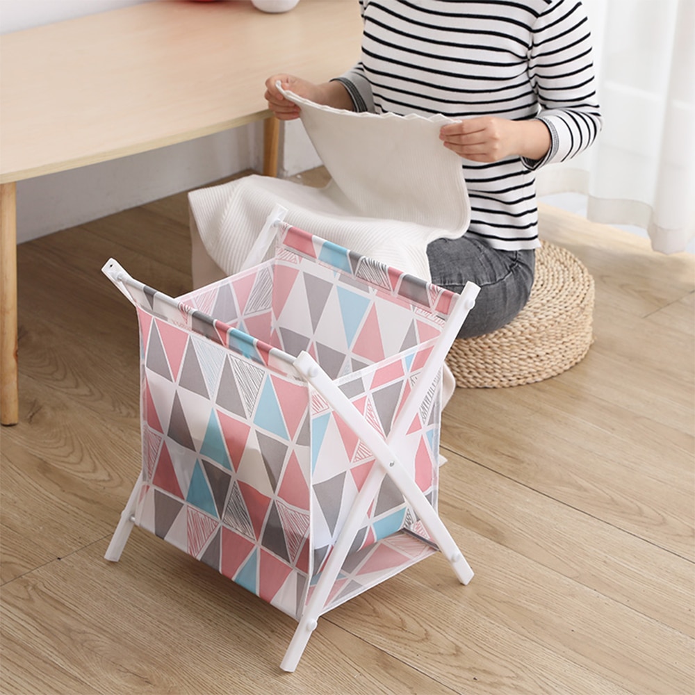 Foldable Clothing Laundry Basket Bag Folding Laundry Basket Large Capacity Clothes Storage Bag Toy Storage Bucket Waterproof