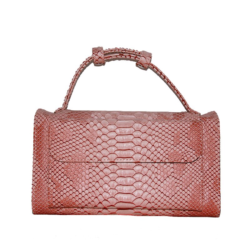neue Stil Europa Und Amerika extra große Nein. Schlangenhaut Schulter FRAUEN Tasche: Rosa