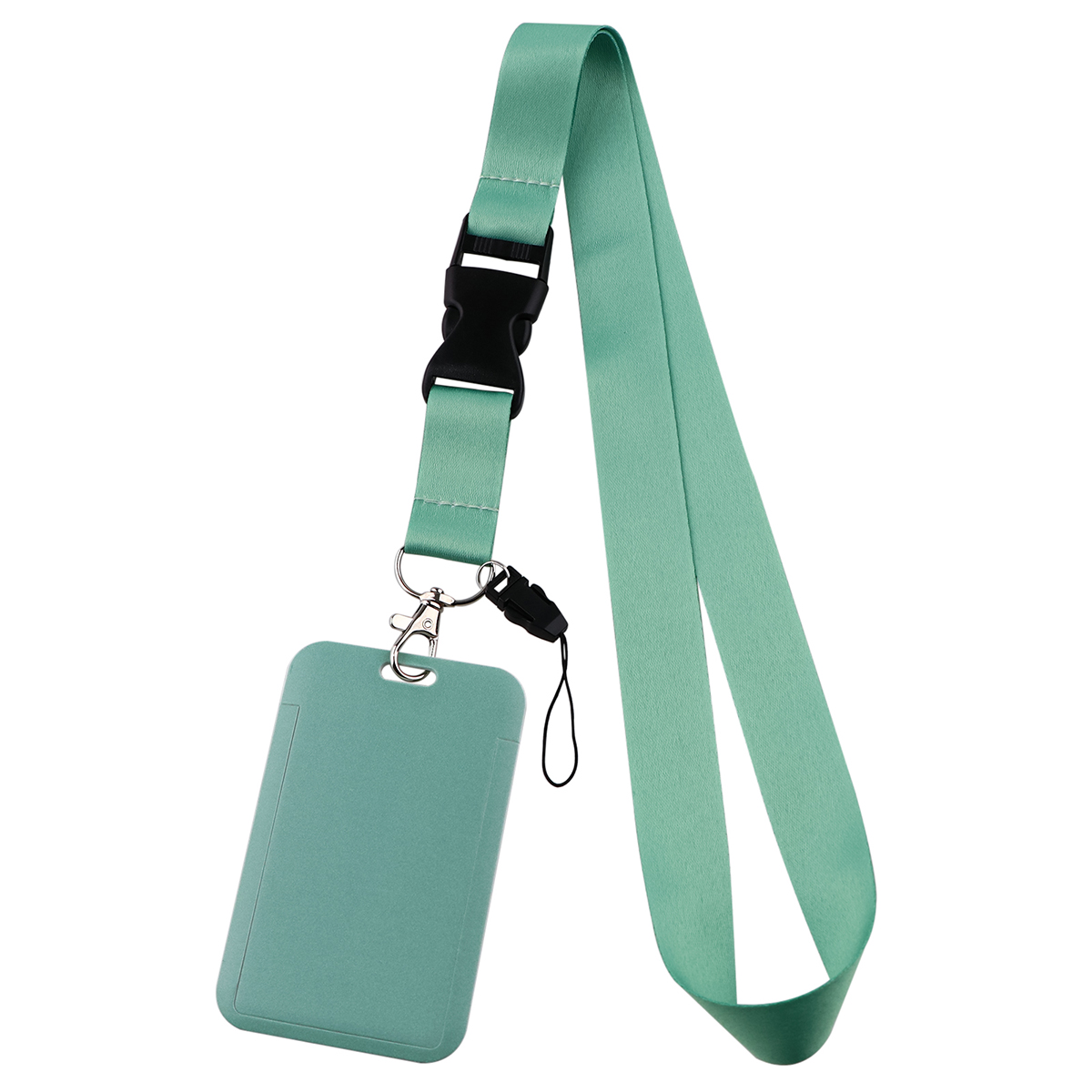 Pure Color Neck Strap ID Holders Lanyards Keychain Student Badge Holder Hang Rope Lariat Lanyard Mobile Phone Accessories