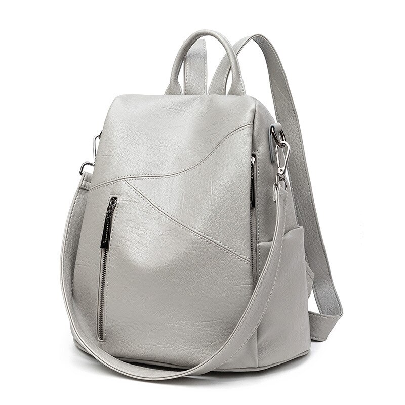 Damenrucksack, schlicht, geräumig, diebstahlsicher #39 ideal für freizeit und reisen.