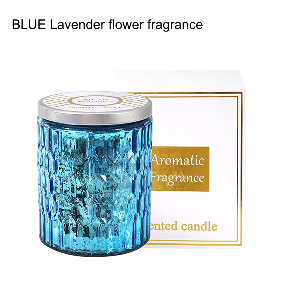 Scented Candles Soy Wax candles Citronella Candles Outdoor And Indoor Scented Candles: Blue