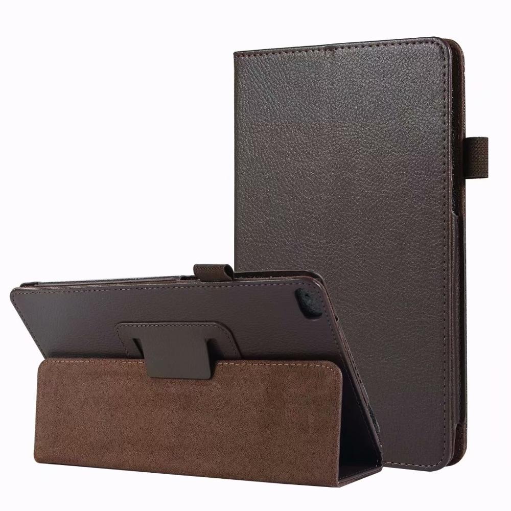 Tablet Case For Lenovo Tab E8 TB-8304F 8inch Tablet PU Leather Protective Stand Magnetic Funda Cover For Lenovo Tab E8: Brown