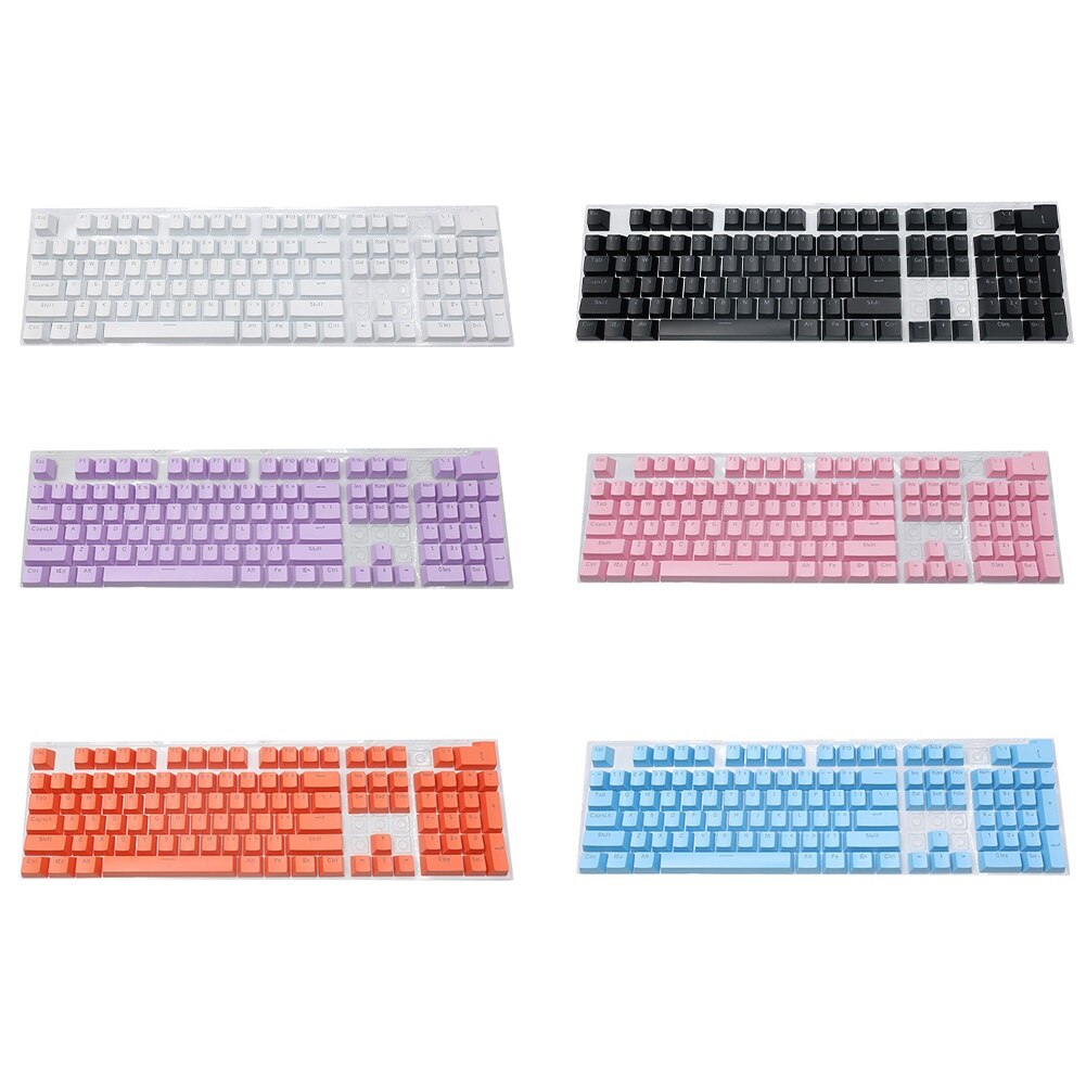 Mechanical Keyboard 104 Doubleshot ABS Spacebar Keycaps Blank Keycaps For Cherry MX Mechanical Keyboard Key Cap Switches keycap