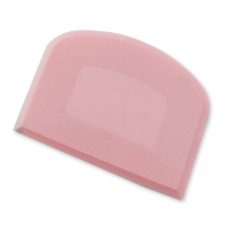 Baking Tools Scraper Pastry Cutters Faceted Tool Home Kitchen Dining Bar White Plastic PP Cutter Patisserie Section Knife: Pink
