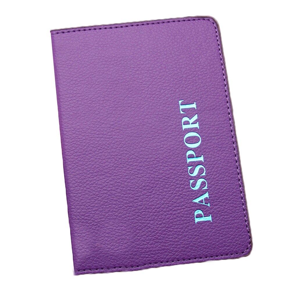 Water Proof Passport Holder ID Card Credit Card Holder 1PC Travel Passport Cover Multi Colors Passport Case Card Wallet: Purple