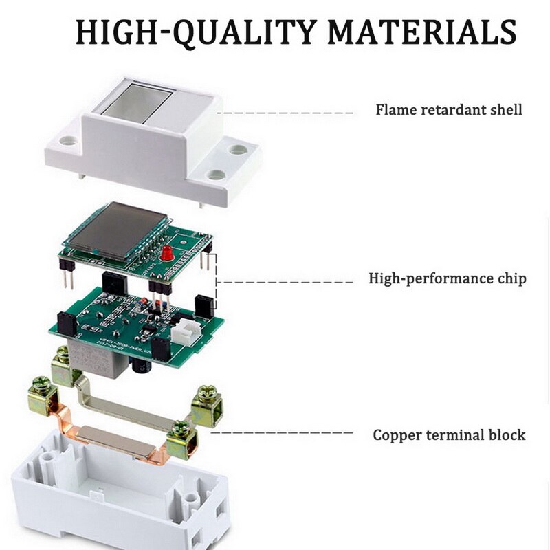 Sonoff  r2, 60-80a energiemeter monitor draadloze wifi-schakelaar met tijdsdeelfunctie afstandsbediening smart home