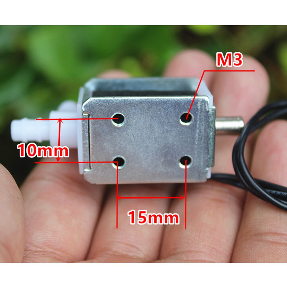 DC 24V 3-way Miniature Gas Valve Solenoid Valve Micro Electronically Control Three Way 3 Way Air Valve Exhaust and Bleed Valve