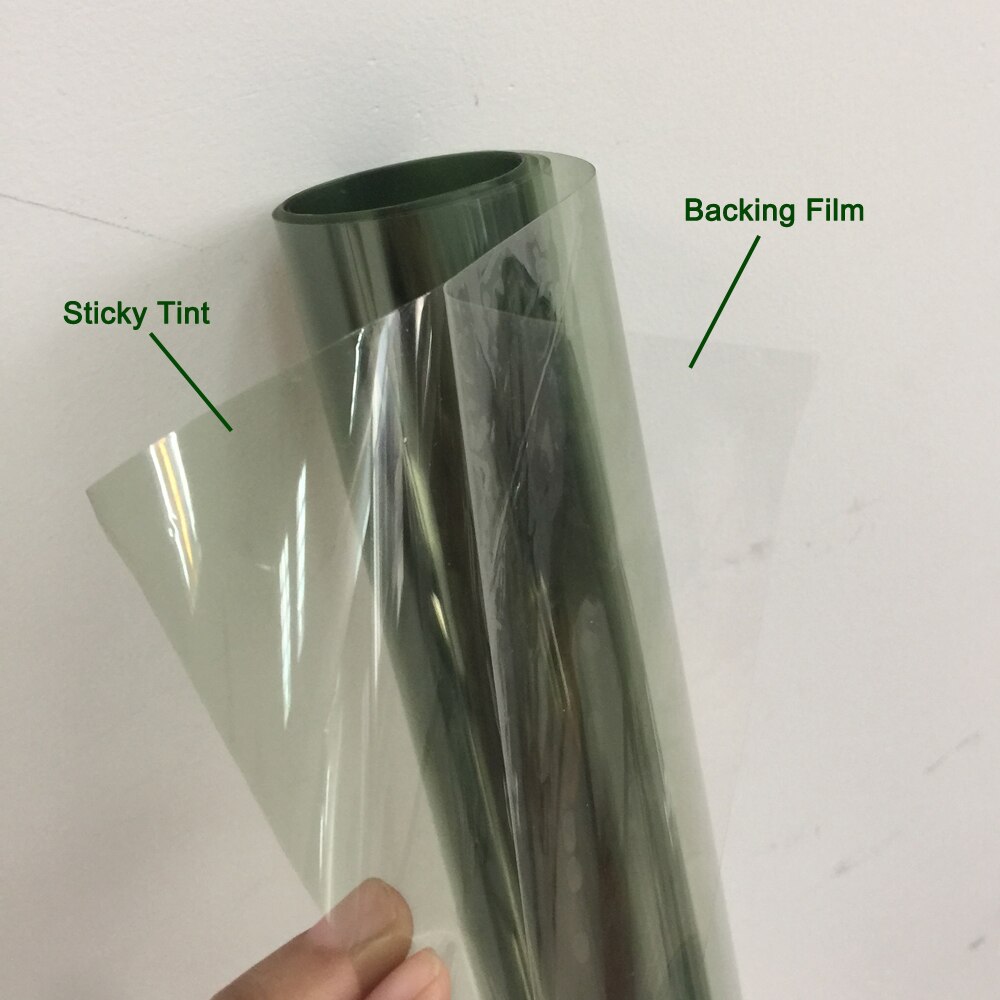 50CM x 3M Light Green Car Side Window Tint Solar Films 80% VLT Auto House Commercial Glass Foils