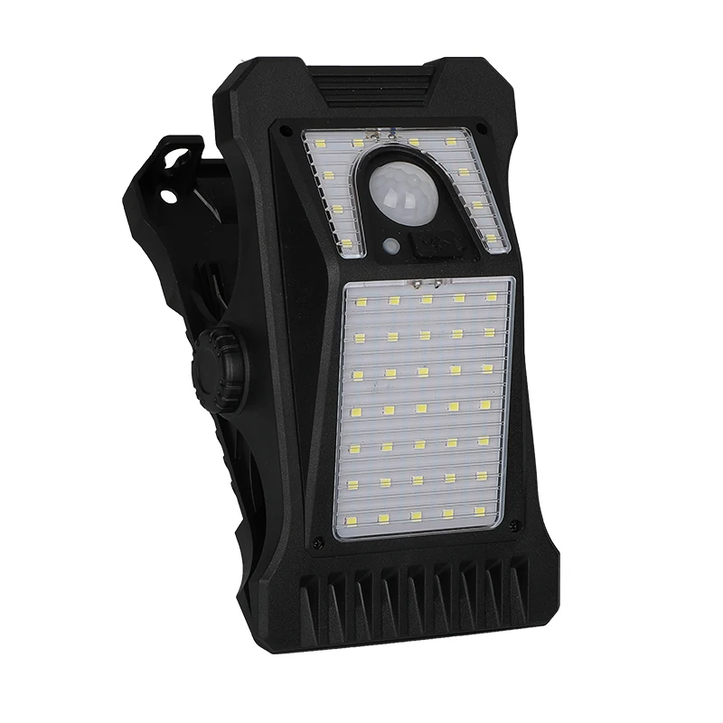 Ip65 solcellsvägglampor korridorbelysning utan installationsklämma solcellslampa för människor utomhusgård automatisk lampa nattlampa: Månblå