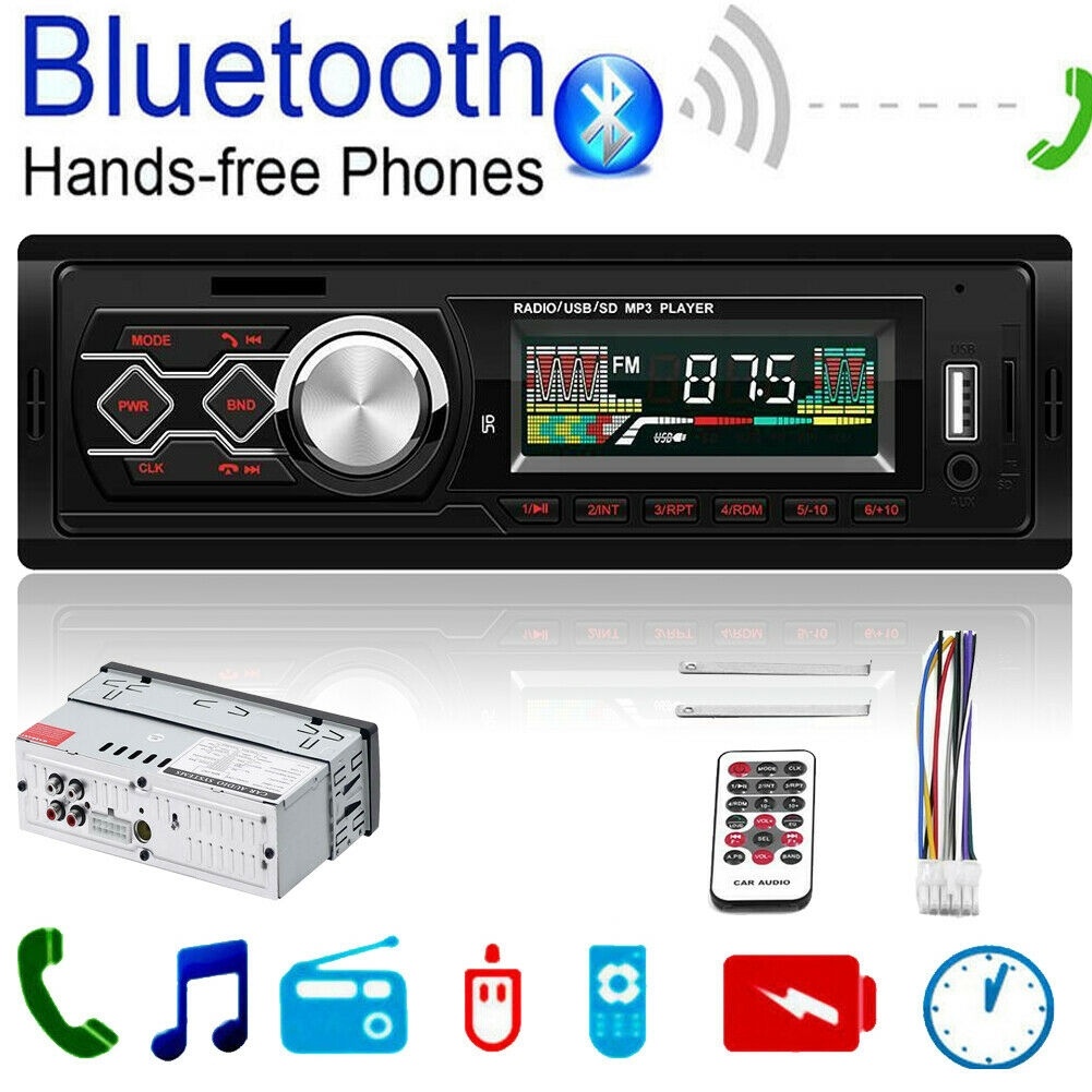 Car Radio Stereo Audio MP3 Player 12V In-dash Single 1 Din FM Receiver Aux Receiver USB Remote Control Autoradio: 1788