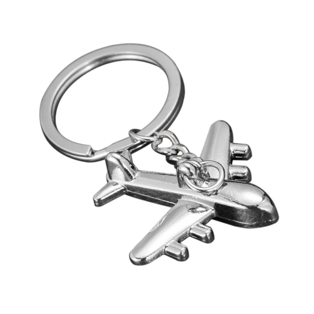 Metal Keychain Airlines aircraft key chain Exquisite pendant decorative ornament Ring Decor Accessories