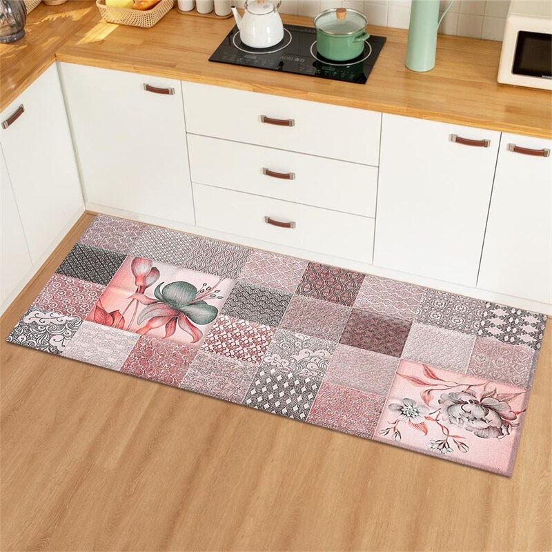 Alfombra antifatiga para el suelo de la cocina, felpudo lavable para pasillo, puerta de entrada, baño, dormitorio y sala de estar